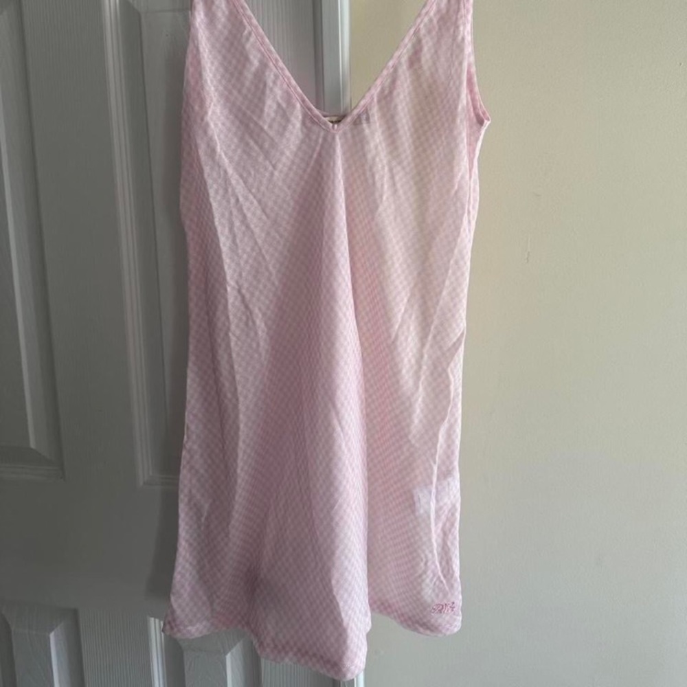 Paloma Wool Pink Colmado Sheer Dress